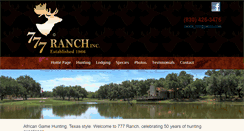Desktop Screenshot of 777ranch.com